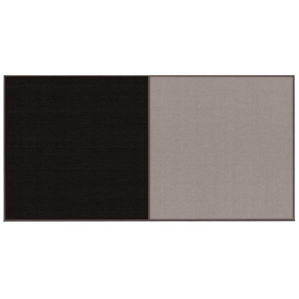 Enclosed Corkboard, 1 Door, 72"x36", 4" Fra
